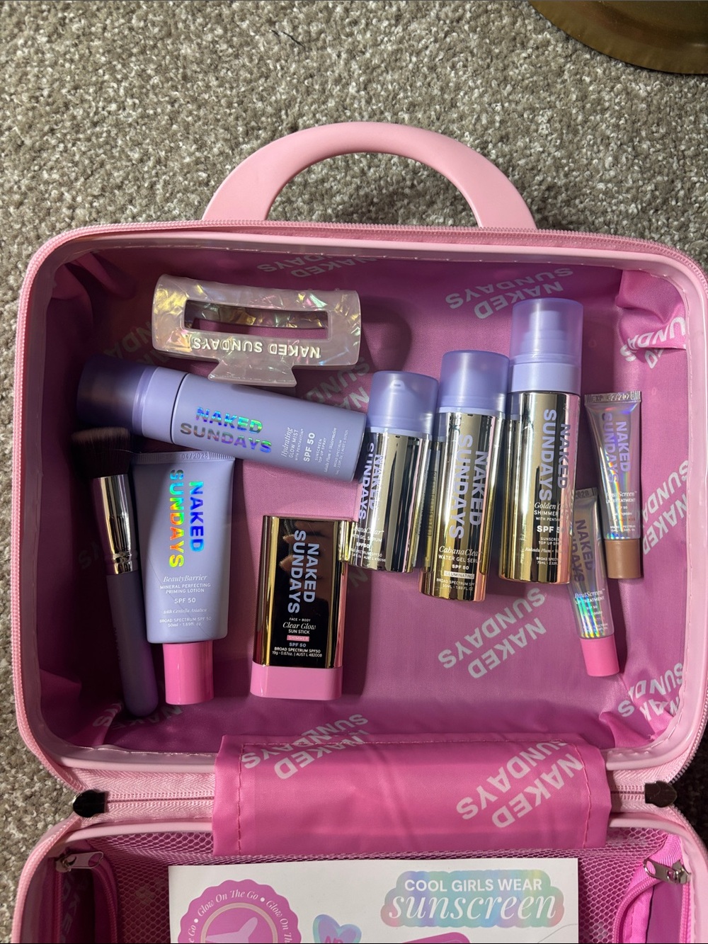 Naked Sundays PR bundle suitcase NEW sold out
